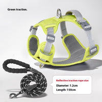 HKM-4402237 Adjustable Dog Leash with Chest Strap and Lead Rope in Various Colors