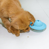 HKM-4402493 Multi-Function Natural Rubber Pet Toy - Leak-Proof Flying Disk for Dogs