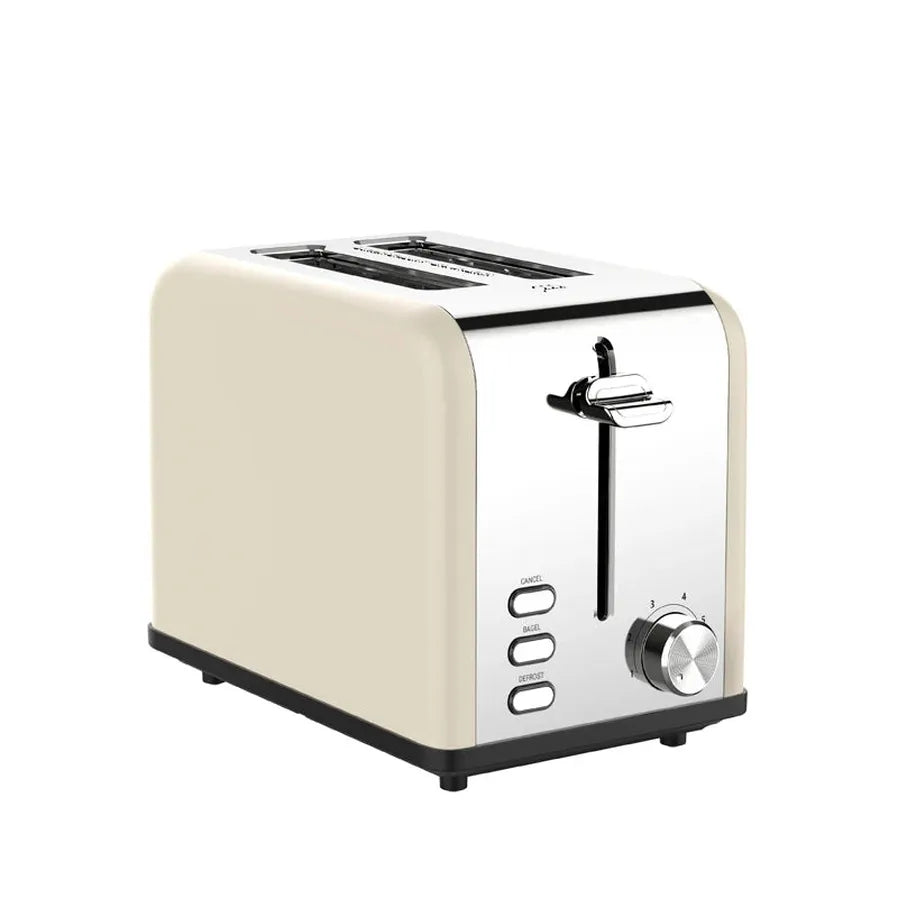HKM-440339 Stainless Steel Electric Toaster for Home - 2 Slice Capacity