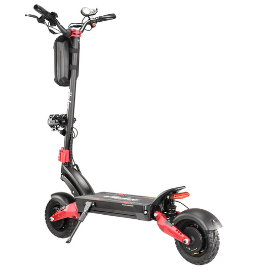 HKM-440467 60V 10-Inch Folding Electric Scooter, 3200W Motor, Max Speed 75km/h, Range 60km, Unisex Design