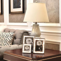 HKM-440467 Natural White Shell Photo Frame for 6/7/8 Inch Photos - Creative Desktop Decoration
