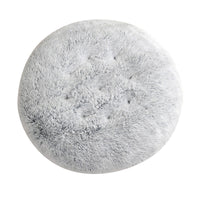 HKM-4406077 Plush Round Dog Mat Bed in Various Colors for Cozy Sleep Environment