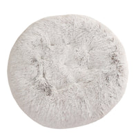 HKM-4406077 Plush Round Dog Mat Bed in Various Colors for Cozy Sleep Environment