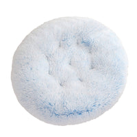 HKM-4406077 Plush Round Dog Mat Bed in Various Colors for Cozy Sleep Environment