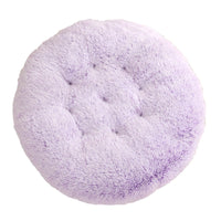 HKM-4406077 Plush Round Dog Mat Bed in Various Colors for Cozy Sleep Environment