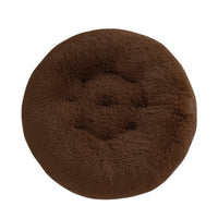 HKM-4406077 Plush Round Dog Mat Bed in Various Colors for Cozy Sleep Environment