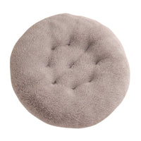 HKM-4406077 Plush Round Dog Mat Bed in Various Colors for Cozy Sleep Environment