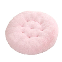 HKM-4406077 Plush Round Dog Mat Bed in Various Colors for Cozy Sleep Environment