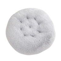 HKM-4406077 Plush Round Dog Mat Bed in Various Colors for Cozy Sleep Environment