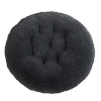 HKM-4406077 Plush Round Dog Mat Bed in Various Colors for Cozy Sleep Environment
