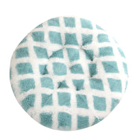 HKM-4406077 Plush Round Dog Mat Bed in Various Colors for Cozy Sleep Environment