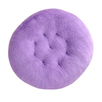 HKM-4406077 Plush Round Dog Mat Bed in Various Colors for Cozy Sleep Environment
