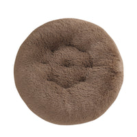 HKM-4406077 Plush Round Dog Mat Bed in Various Colors for Cozy Sleep Environment