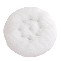 HKM-4406077 Plush Round Dog Mat Bed in Various Colors for Cozy Sleep Environment