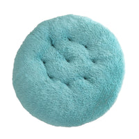 HKM-4406077 Plush Round Dog Mat Bed in Various Colors for Cozy Sleep Environment