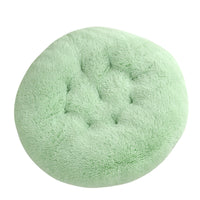 HKM-4406077 Plush Round Dog Mat Bed in Various Colors for Cozy Sleep Environment