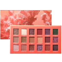 HKM-440659 18-Color Portable Matte Eyeshadow Palette - Waterproof, Long-Lasting, Versatile Textures