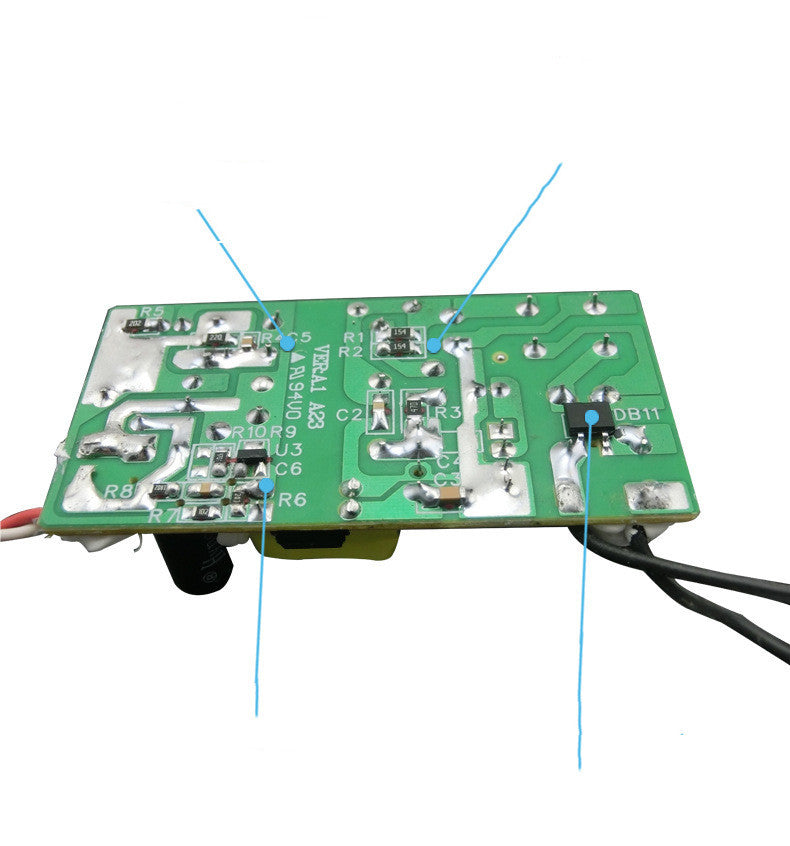 HKM-440659 AC/DC Power Adapter for Monitor Switch Light, 12W, 10V Output, Wall-Mounted, Efficient PWM Design