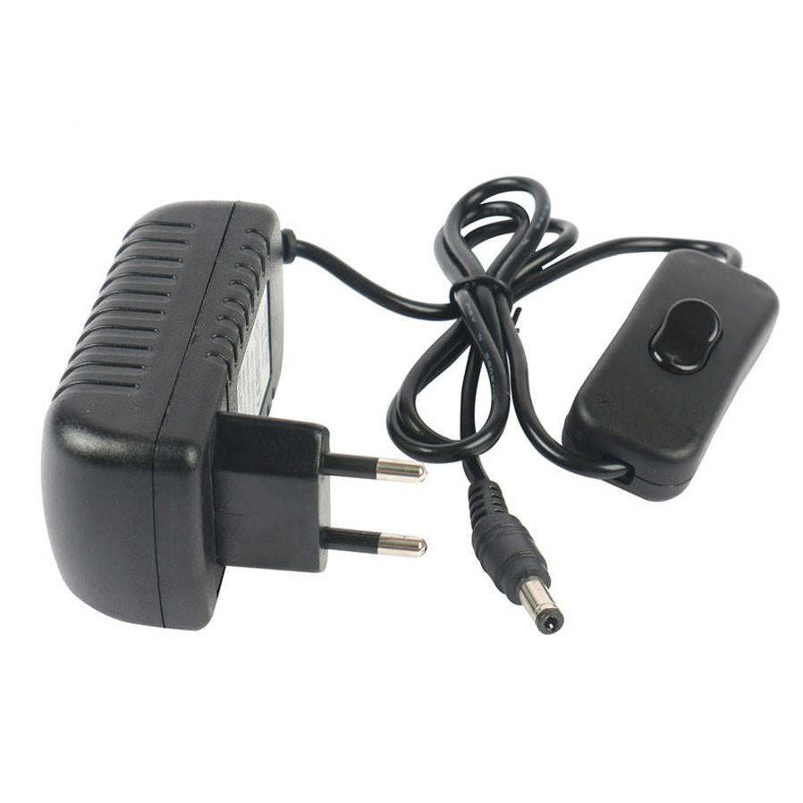 HKM-440659 AC/DC Power Adapter for Monitor Switch Light, 12W, 10V Output, Wall-Mounted, Efficient PWM Design