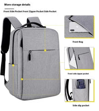 HKM-440659 Customisable Waterproof Travel Laptop Bag with USB Ports and Oxford Material