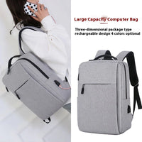 HKM-440659 Customisable Waterproof Travel Laptop Bag with USB Ports and Oxford Material