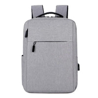 HKM-440659 Customisable Waterproof Travel Laptop Bag with USB Ports and Oxford Material