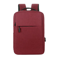 HKM-440659 Customisable Waterproof Travel Laptop Bag with USB Ports and Oxford Material