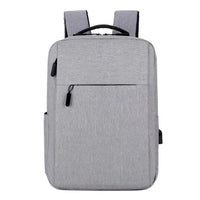 HKM-440659 Customisable Waterproof Travel Laptop Bag with USB Ports and Oxford Material