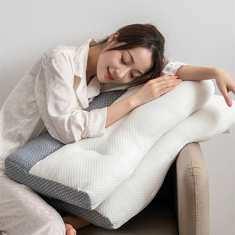 HKM-440723 Rectangular Reverse Traction Pillow with Polyester Fiber Filling - 48x74cm