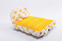 HKM-4407485 Cozy Pet House Dog Bed with Candy Shape Pillow - Removable Washable Cotton Cloth