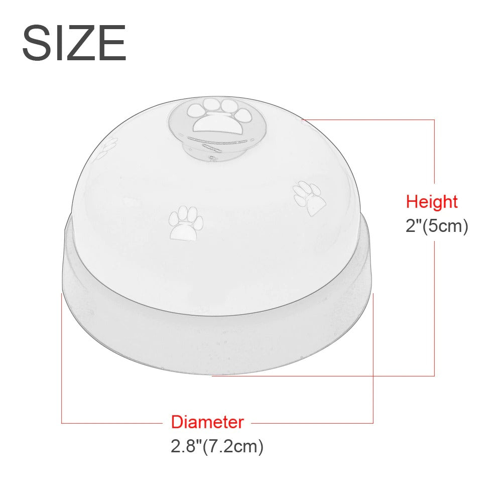 HKM-4408893 Interactive Dog Training Bell with Non-Skid Rubber Base for Potty Training and Feeding Reminders, Available in Multiple Colors
