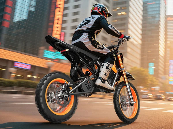 HKM-440915 Full Suspension Electric Hybrid Bike with 1500W Motor for Kids & Adults, 60km Range, Hydraulic Brakes