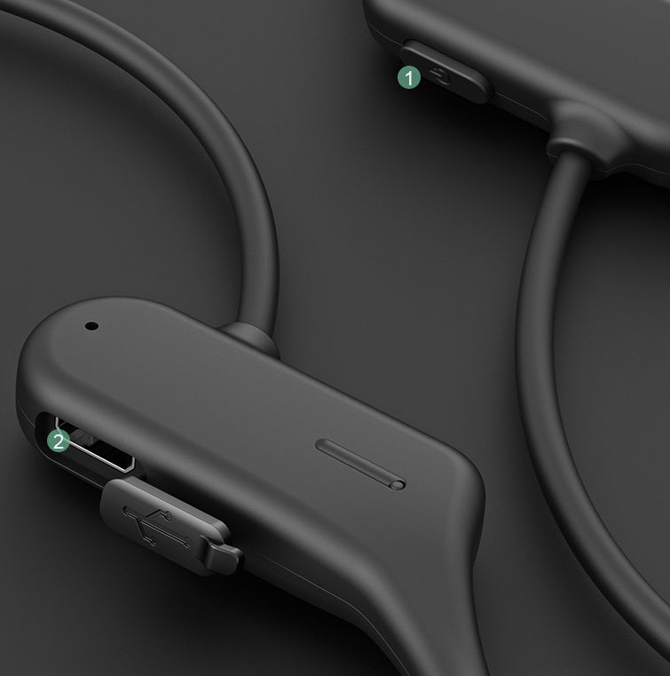 HKM-440915 Non-Ear Wireless Sports Headphones with Enhanced Sound and Sweatproof Design