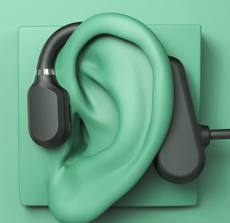 HKM-440915 Non-Ear Wireless Sports Headphones with Enhanced Sound and Sweatproof Design
