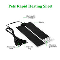 HKM-4411069 Reptile Heat Mat with Thermostat Controller for Optimal Temperature Regulation