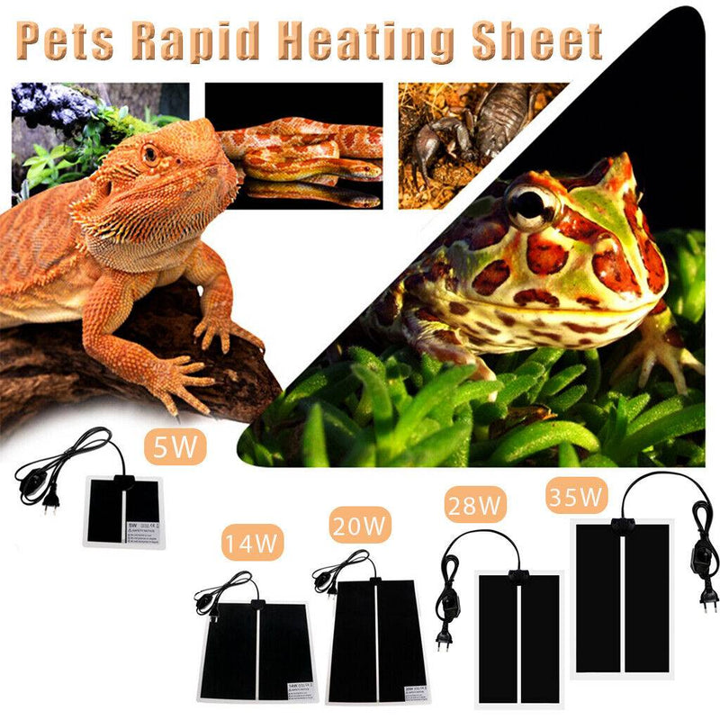 HKM-4411069 Reptile Heat Mat with Thermostat Controller for Optimal Temperature Regulation