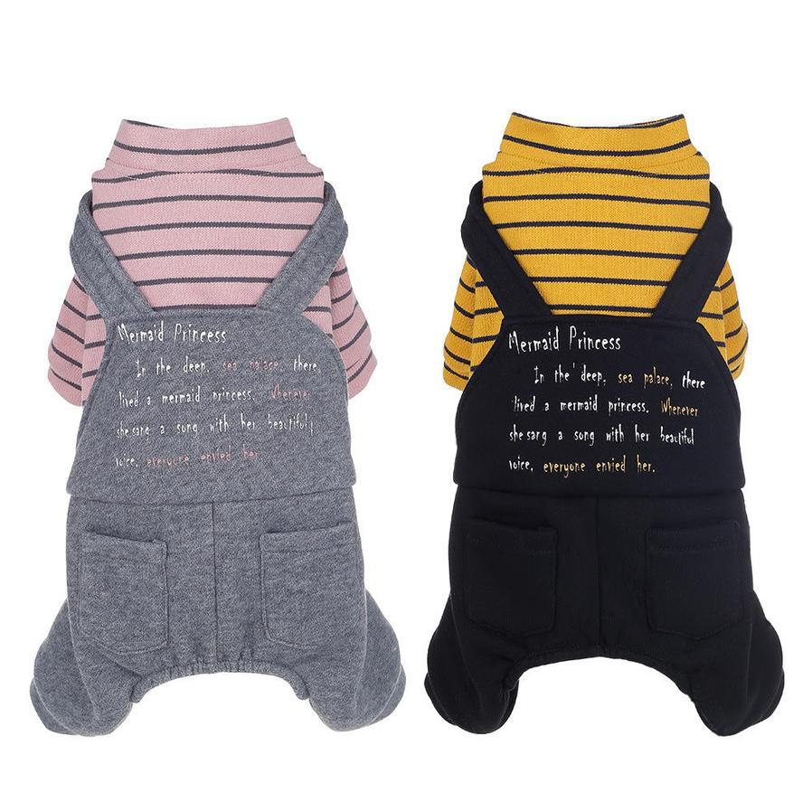 HKM-441171 Cozy Knitted Winter Clothes for Kittens and Cats in Striped Patterns