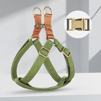 HKM-4412477 Adjustable Anti-Loss Vest Style Dog Leash - Cotton & Nylon, Multiple Colors