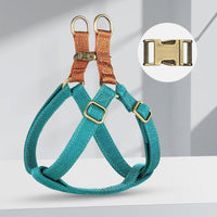 HKM-4412477 Adjustable Anti-Loss Vest Style Dog Leash - Cotton & Nylon, Multiple Colors