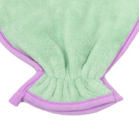 HKM-4412861 Double-Sided Absorbent Fiber Pet Bath Towel Gloves for Cats and Dogs