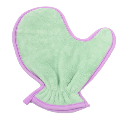 HKM-4412861 Double-Sided Absorbent Fiber Pet Bath Towel Gloves for Cats and Dogs