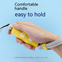 HKM-4412989 Stretchable Dog Leash for Small to Medium Breeds - Durable Nylon Material in Black, White, or Yellow