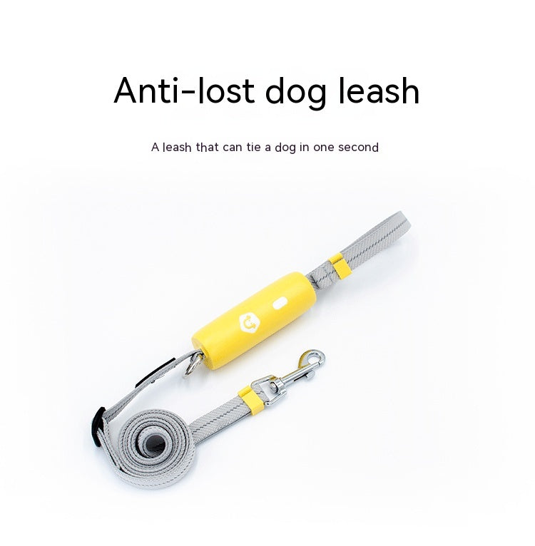 HKM-4412989 Stretchable Dog Leash for Small to Medium Breeds - Durable Nylon Material in Black, White, or Yellow