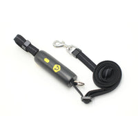 HKM-4412989 Stretchable Dog Leash for Small to Medium Breeds - Durable Nylon Material in Black, White, or Yellow