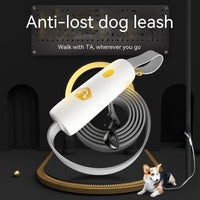 HKM-4412989 Stretchable Dog Leash for Small to Medium Breeds - Durable Nylon Material in Black, White, or Yellow
