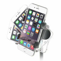 HKM-441299 Adjustable Dual Clip Windshield Phone Holder for 3.2"-6" Smartphones