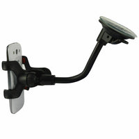 HKM-441299 Adjustable Dual Clip Windshield Phone Holder for 3.2"-6" Smartphones
