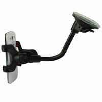 HKM-441299 Adjustable Dual Clip Windshield Phone Holder for 3.2"-6" Smartphones