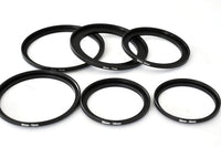 HKM-441427 Metal Lens Adapter Filter Set for Camera Accessories, Includes Step-Up Rings 49mm to 77mm