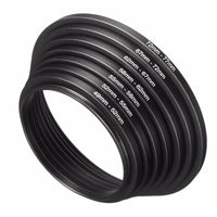 HKM-441427 Metal Lens Adapter Filter Set for Camera Accessories, Includes Step-Up Rings 49mm to 77mm